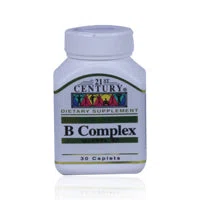 21st Century B Complex With Vitamin C Caplets 30'S
