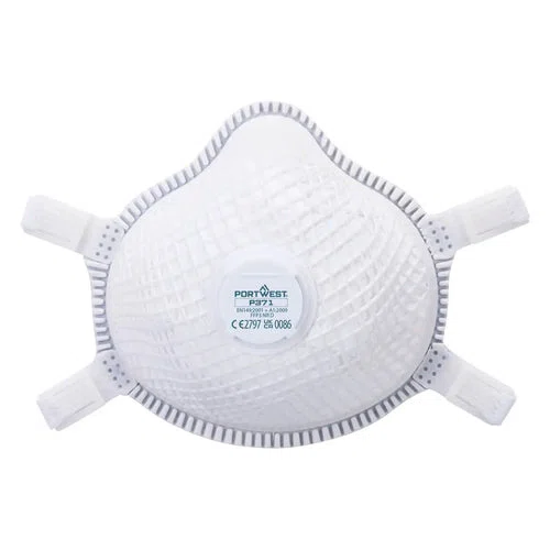 60 Stk FFP3 Dolomit Feinstaubmaske mit Ventil ERGONET P371 Portwest