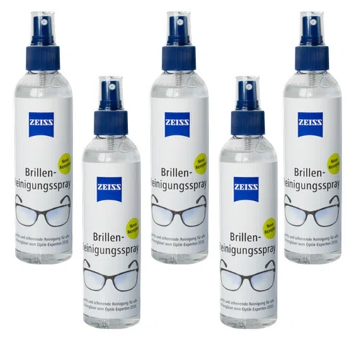 5x ZEISS Brillen Reinigungsspray (240ml) - Brillenputzspray - Sparpack 5x240ml