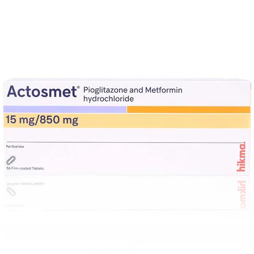 Actosmet 15mg/850mg Tablets 56'S